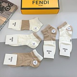 超限定♪ 2026 フェンディ 新作 ソックス コピー 5足セット
