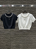 肌触り最高な 2026 シャネル 新作 半袖Tシャツ 偽物 2色
