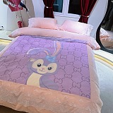 ☆超人気☆ グッチ 2026新作 掛け布団カバーセット4点 ダブルサイズ/キングサイズベッド 綿生地ベッドカバー 新居寝具用品