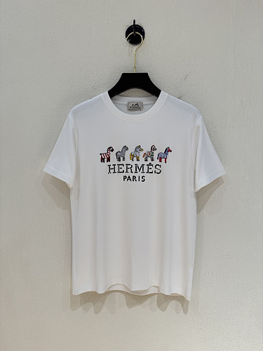 【限定カラー】 2026 エルメス 新作 半袖Tシャツ スーパーコピー  2色