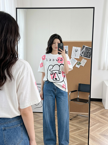 世界中で大人気♪ 2026 グッチ 新作 半袖Tシャツ 偽物