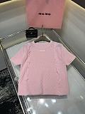 人気No1★ 2026 ミュウミュウ 新作 半袖Tシャツ 偽物  2色