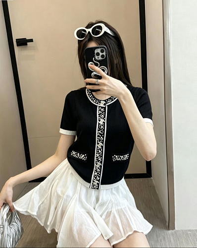 累積売上総額第１位！2026 シャネル 新作 半袖Tシャツ スーパーコピー 2色