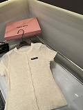 新色登場☆  2026 ミュウミュウ 新作 半袖Tシャツ 偽物  3色