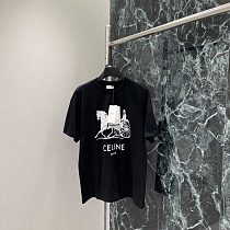 日本未入荷 ー 2026 セリーヌ 新作 半袖Tシャツ 偽物 2色 日本未入荷 ー 2026 セリーヌ 新作 半袖Tシャツ 偽物 2色