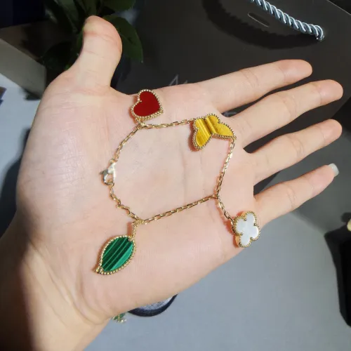 Van Cleef Inspired Lucky Alhambra bracelet, 4 motifs