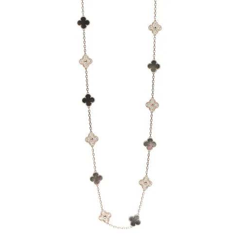 Van Cleef Inspired Vintage Alhambra necklace, 20 motifs