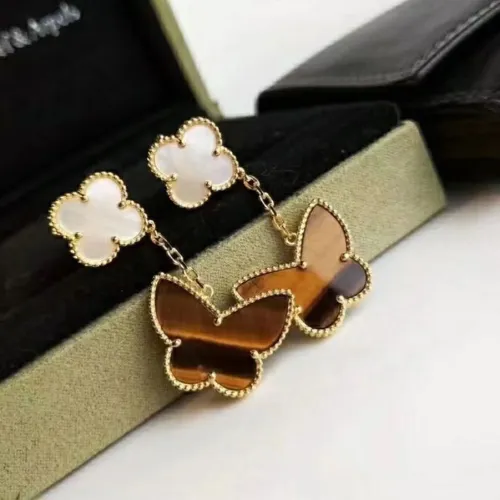 Van Cleef Inspired Lucky Alhambra Earrings, 2 Motifs
