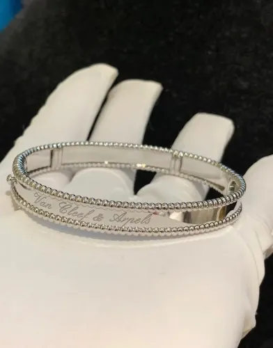 Van Cleef Inspired Perlée signature bracelet, medium model