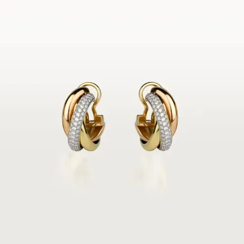 CARTIER INSPIRED TRINITY EARRINGS