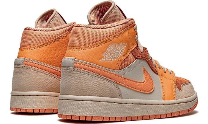 Air Jordan 1 Mid sneakers  Orange - leather/rubber 