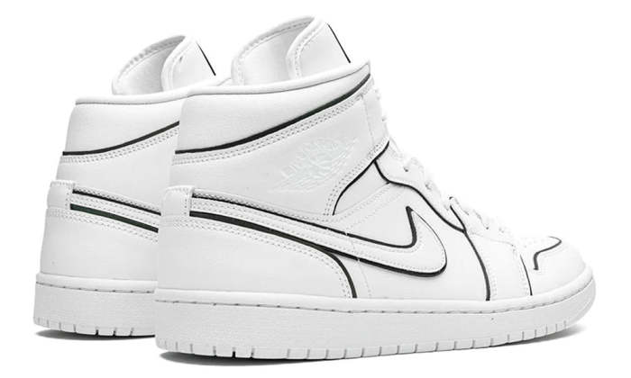 Air Jordan 1 Mid  Iridescent Outline  Sneakers