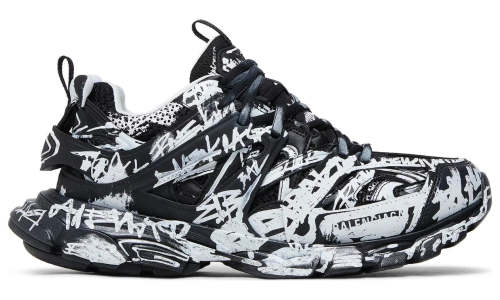 Balenciaga Track Sneaker 'Graffiti - Black White'