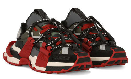 Dolce & Gabbana Space panelled low-top sneakers