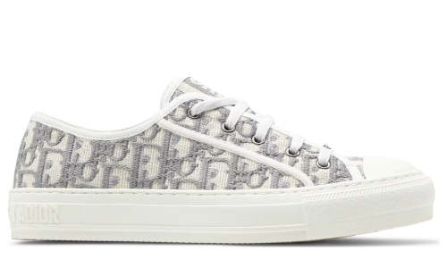 Walk'N'Dior Embroidered Canvas Low 'Grey'