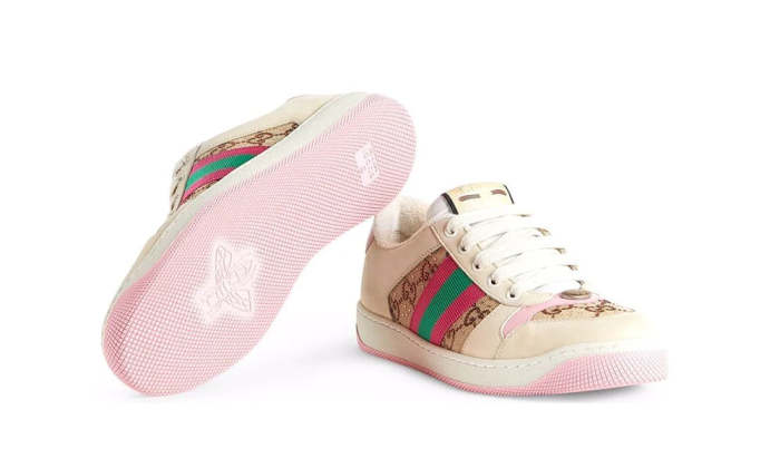 Gucci crystal-embellished GG Screener sneakers
