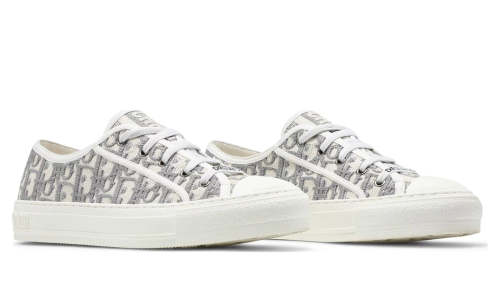 Walk'N'Dior Embroidered Canvas Low 'Grey'