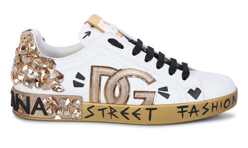 DOLCE & GABBANA Logo Patch Sneakers
