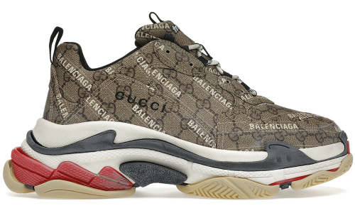 Gucci x Balenciaga The Hacker Project Triple S Beige