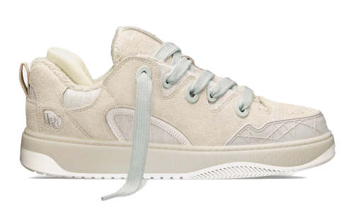 Dior B9S Skater ERL Lilac Suede Quilted Cannage Calfskin