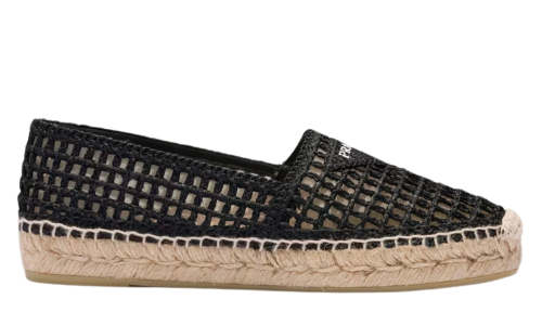 Prada Crochet espadrilles 'Black'