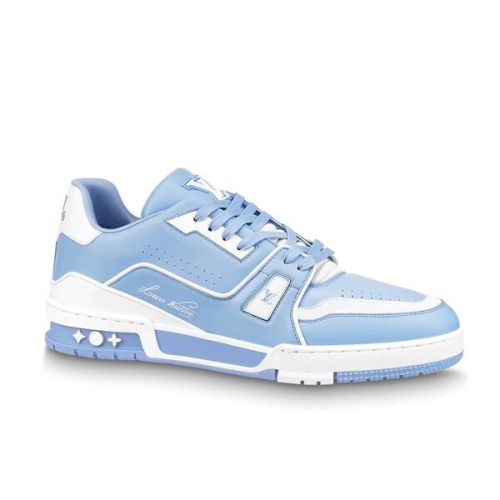 LOUIS VUITTON TRAINER SNEAKER BLUE – LVS125