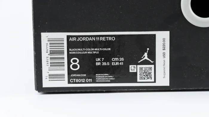 Jordan 11 Retro Jubilee 25th Anniversary