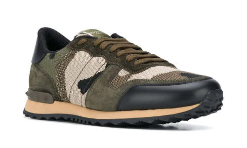 Valentino Garavani camouflage-pattern Rockrunner sneakers