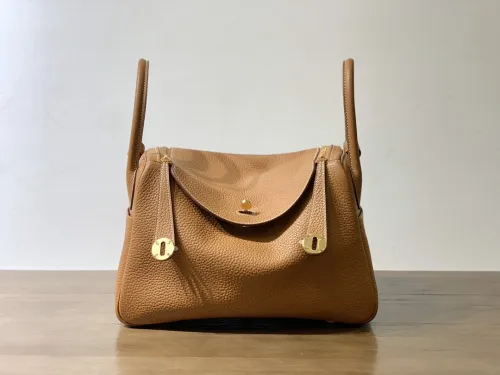 (Authentic Quality)Replica Hermes Lindy 30 Togo Handmade Bag In Gold