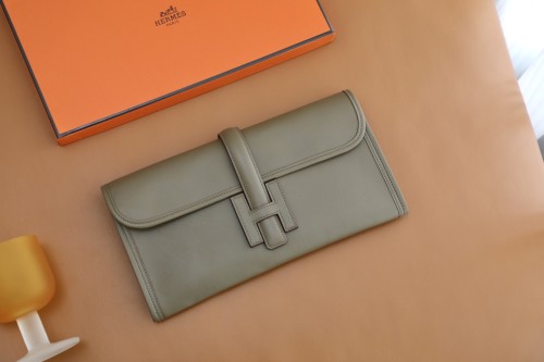 (Authentic Quality)Replica Hermes Jige Elan 29 Clutch Swift Handmade Bag In Etoupe