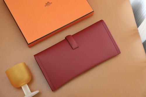 (Authentic Quality)Replica Hermes Jige Elan 29 Clutch Swift Handmade Bag In Rouge Grenade
