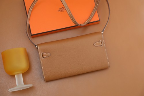 H(Authentic Quality)Replica ermes Kelly To Go Epsom Handmade Bag In Gold