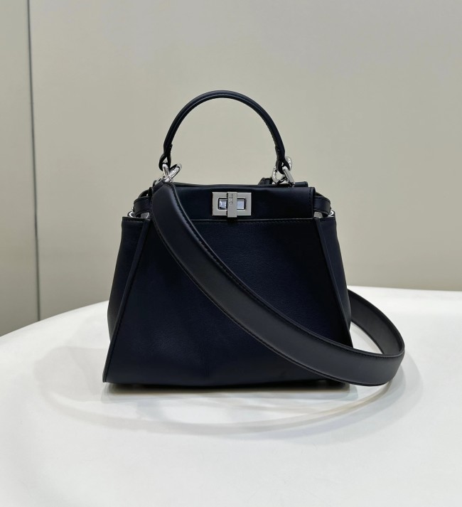 (Authentic Quality)Replica Fendi Peekaboo 23 Smooth Baby Calf In Black