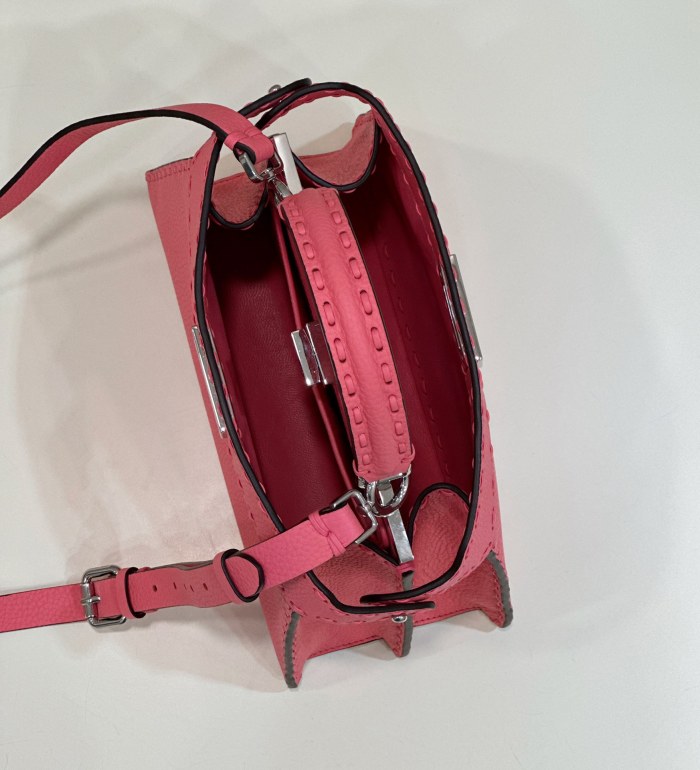 (Authentic Quality)Replica Fendi Peekaboo 27 Caviar Leather In Pink