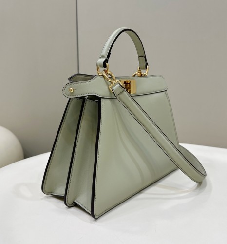 (Authentic Quality)Replica Fendi ISeeU Peekaboo 27 Smooth Baby Calf In Light Green