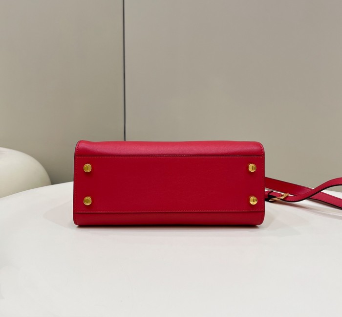 (Authentic Quality)Replica Fendi Peekaboo 27 Smooth Baby Calf In Red