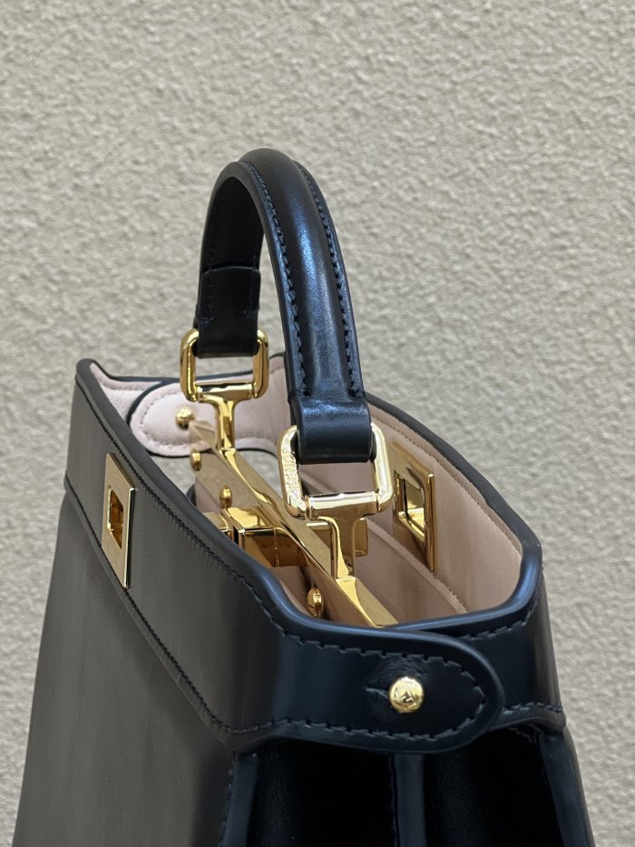 (Authentic Quality)Replica Fendi ISeeU Peekaboo 29 Smooth Baby Calf In Black