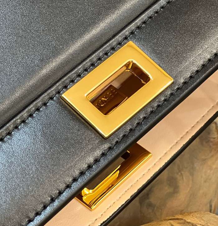 (Authentic Quality)Replica Fendi ISeeU Peekaboo 29 Smooth Baby Calf In Black