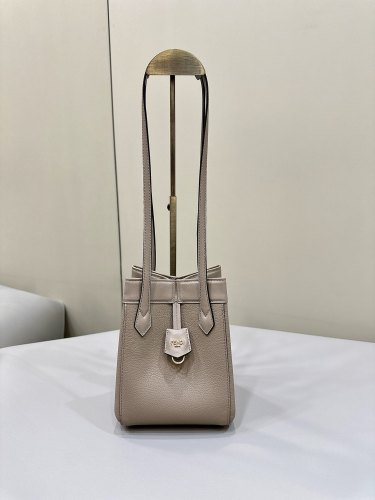 (Authentic Quality)Replica Fendi Tote Bag 15 Origami Caviar Calf In Beige