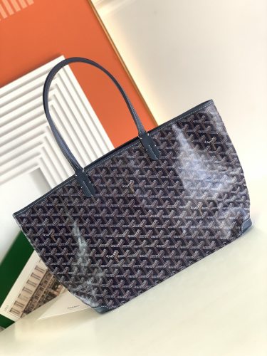 (Authentic Quality)Replica Goyard PMLTY09CL09P Artois PM Bag Navy Blue