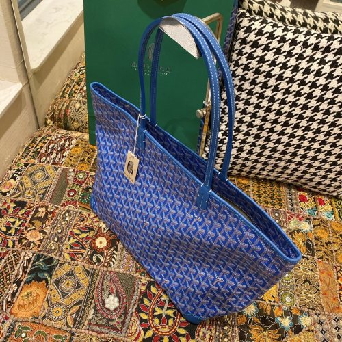 (Authentic Quality)Replica Goyard MMLTY01CL03P Artois MM Bag Blue