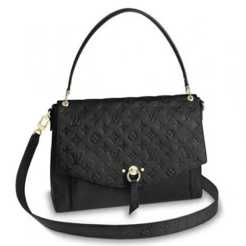 (Authentic Quality)Replica Louis Vuitton Black Blanche Bag Monogram Empreinte M43616 BLV535