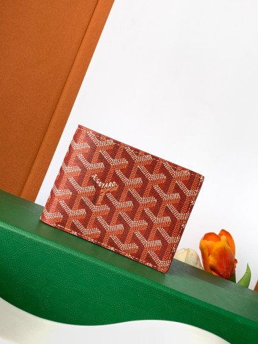 (Authentic Quality)Replica Goyard Pouches Desinger Goyard Insert Victoire Wallet Red