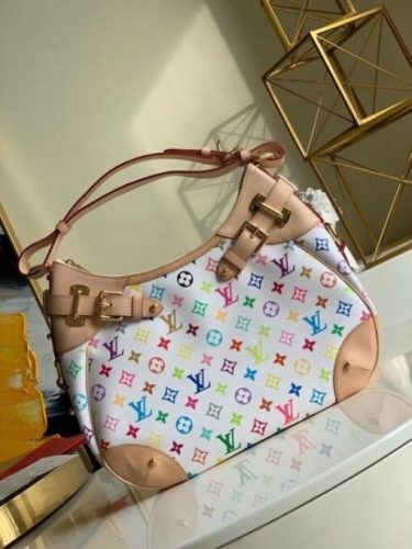 (Authentic Quality)Replica Louis Vuitton Greta Bag Monogram Multicolore M40195 BLV591