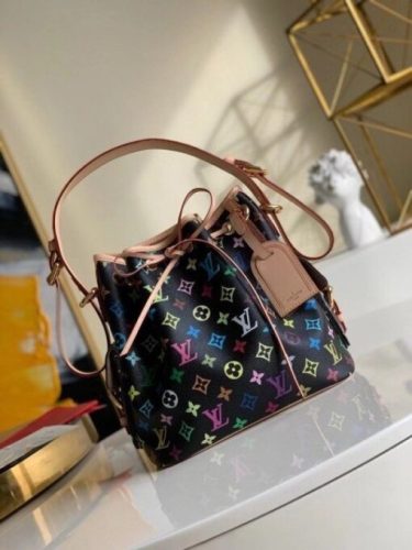 (Authentic Quality)Replica Louis Vuitton Petit Noe Bag Monogram Multicolore M42230 BLV588