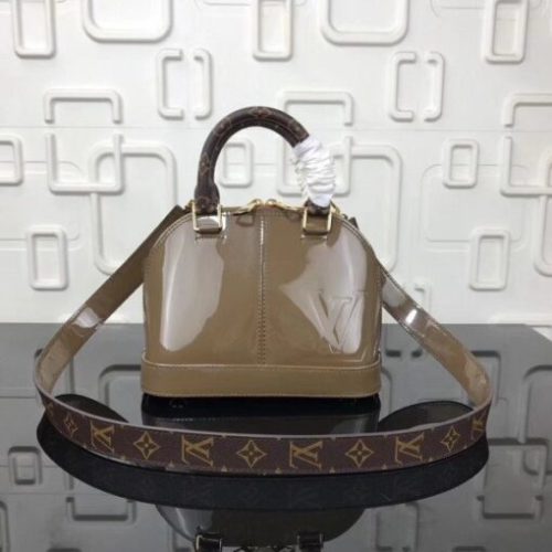 Replica Louis Vuitton Alma BB Bag Patent Leather M51904 BLV660