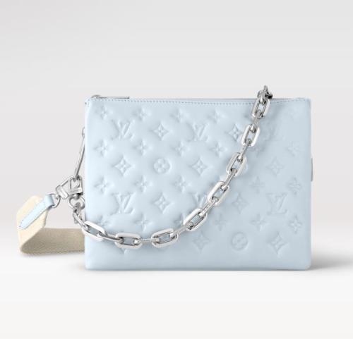 Replica Louis Vuitton Coussin PM LV Bag Ice Blue M21197