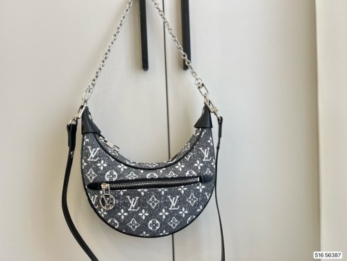 Replica Louis Vuitton LOOP Bag Monogram Jacquard Denim M21752