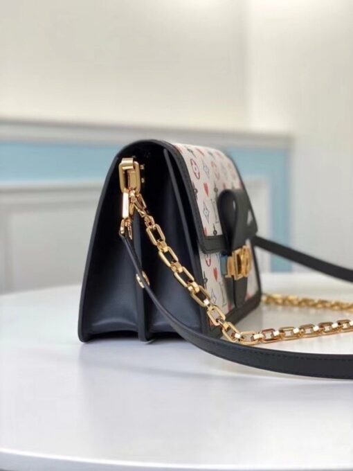 Replica Louis Vuitton Game On Dauphine MM White Bag M57463