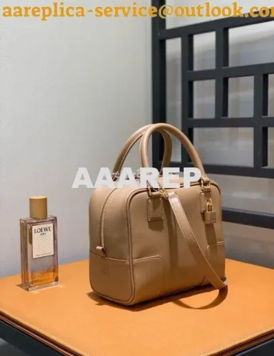 Replica Loewe Amazona 19 Square Bag in Nappa Calfskin A039N10 Mink